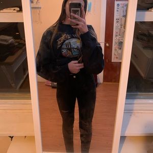 Black ripped jeans from missguided